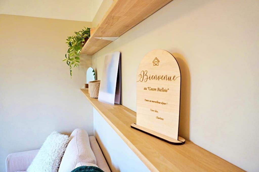 Apartamento "Cocon Biellois" - Calme, Vue & Parking Bielle Exterior foto