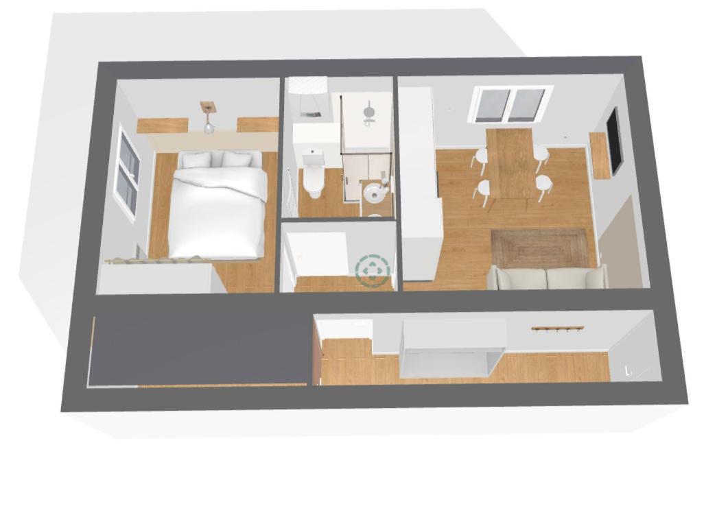 Apartamento "Cocon Biellois" - Calme, Vue & Parking Bielle Exterior foto